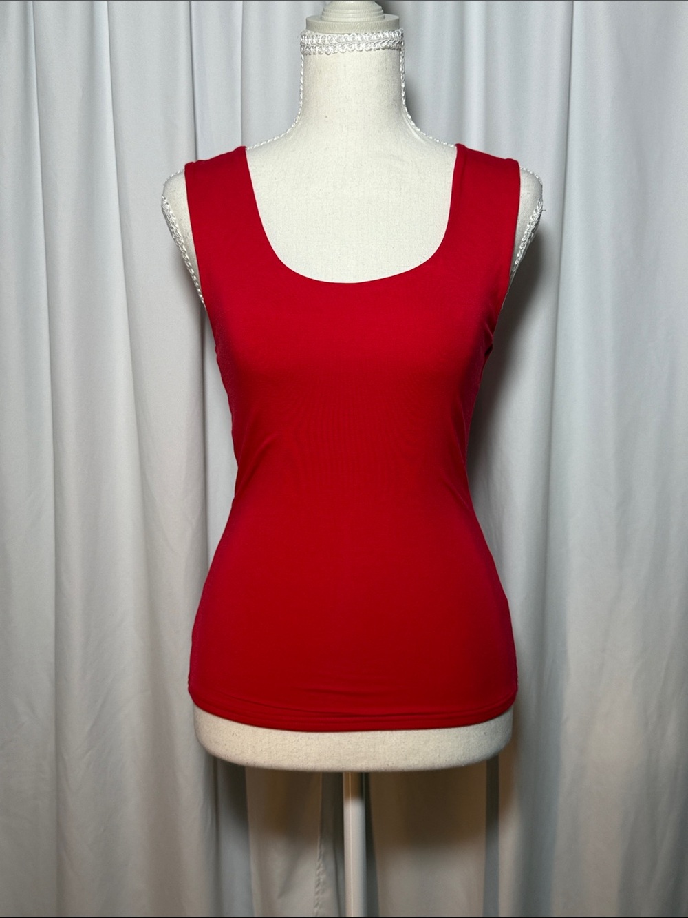 Zenana Red Scoop Neck Tank